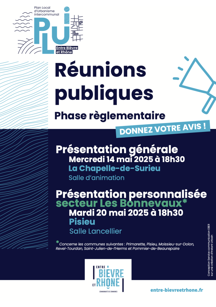 PLUI réunions publiques